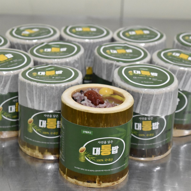 대통밥 대나무밥 4개, 210g