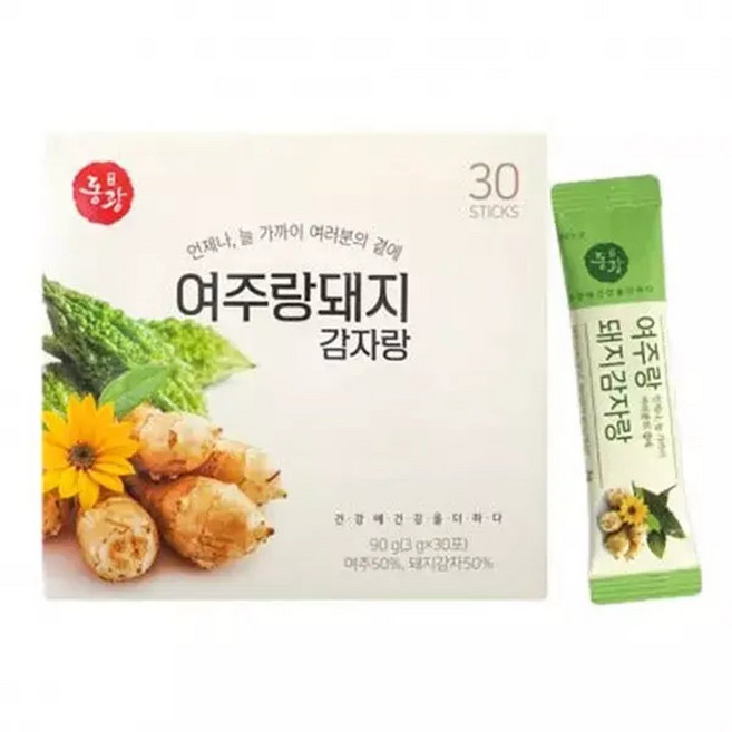 여주랑돼지감자랑 (30포)+(30개) 건강환 스틱형 여주환 돼지감자환, 30개, 3g