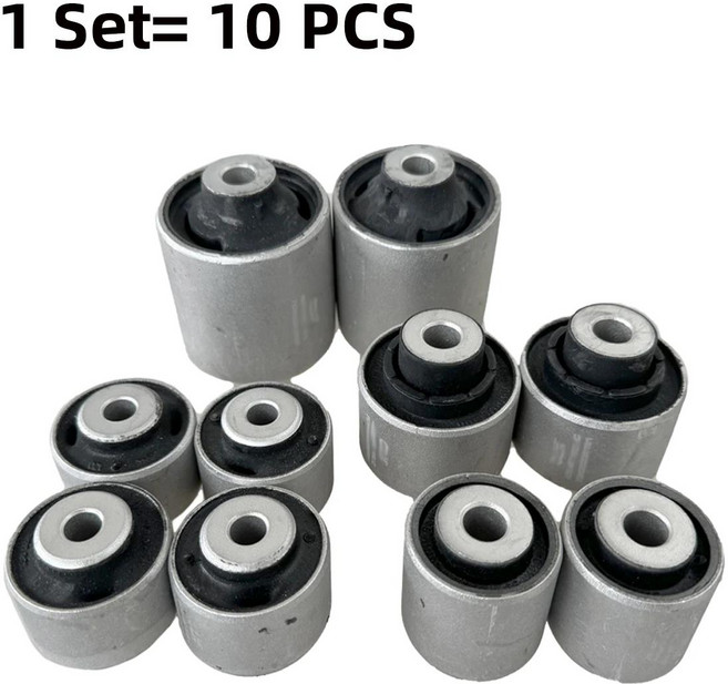 아우디 A6 아반트 올로드 2005-2011 용 프론트 서스펜션 컨트롤 암 부싱 키트 4F0407183C, [01] 1 Set-10 PCS