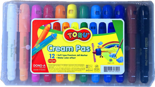 동아 크림파스, 12색, 1개