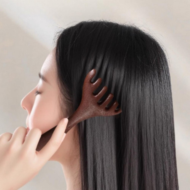 바디 두피 관리빗 머리 지압 순환 괄사 얼굴 마사지빗 마사지, 상세페이지 참조, 1개