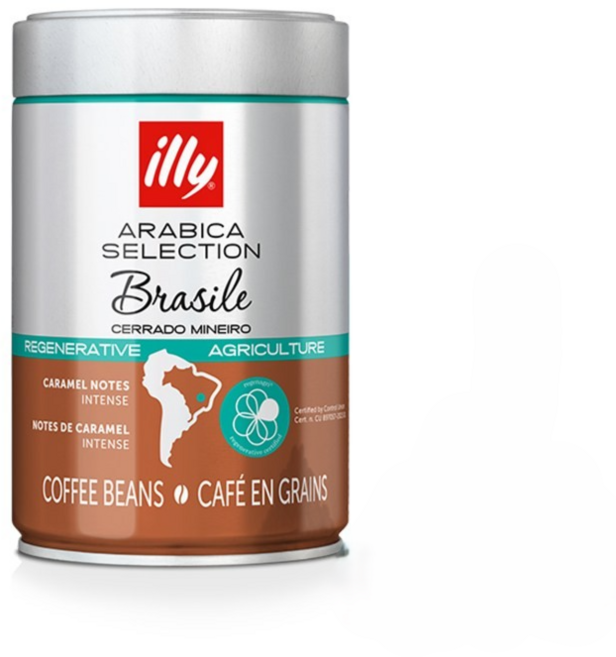일리 아라비카셀렉션 브라질 세라도 원두, 홀빈(분쇄안함), 250g, 3개