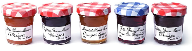 본마망 미니잼 5종 세트, 1세트, 250g