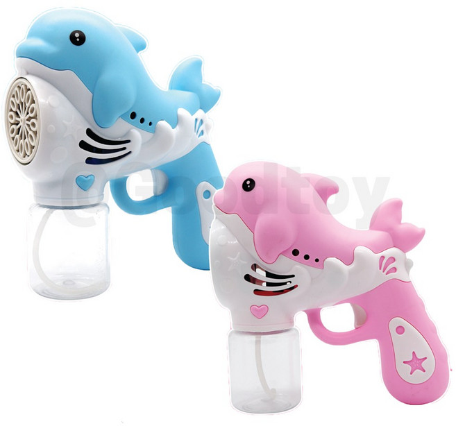 12구 돌고래 자동버블건 버블놀이 비누방울, 1개, 랜덤