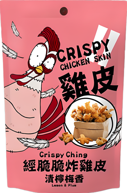 Crispy Ching 經脆脆 炸雞皮 清檸梅香, 30g, 1個