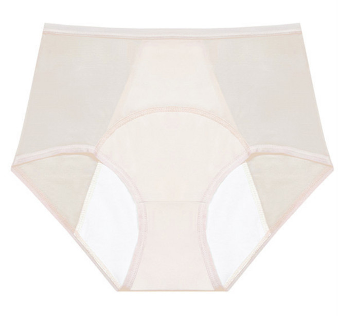 生理內褲女士中腰月經期防漏純棉抗菌大姨媽安全衛生巾三角褲, XXXXXXL