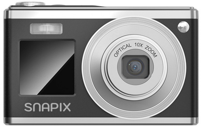 아이쏘우 스냅픽스 컴팩트 디지털카메라(KLDC01N) /컬스, 블랙