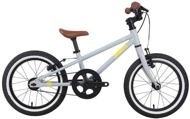 Voom Voom bikes #6 鋁合金 16吋 兒童腳踏車 4-9歲, 時尚灰, 1個