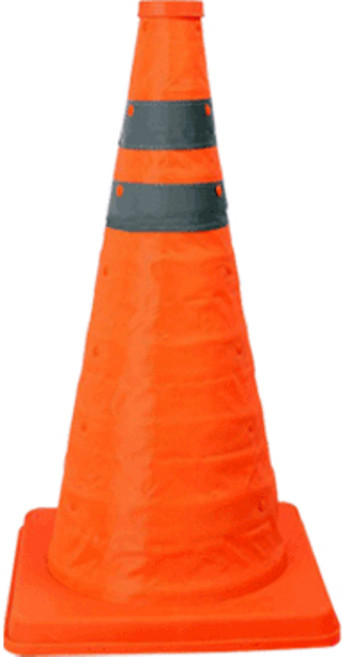 摺疊交通錐 軟質三角錐 汽車場地安全標誌 反光警示錐, 1個, 30cm高