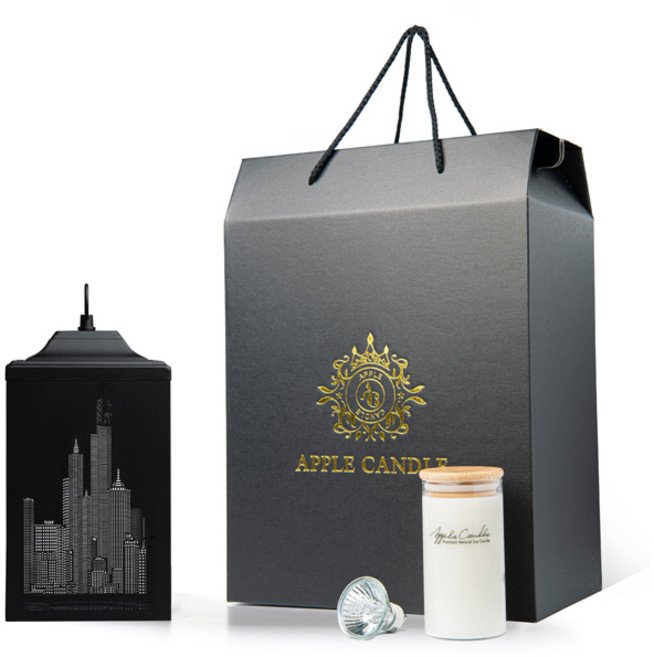 뉴욕 블랙 라지자 캔들워머 세트, 에스프레소