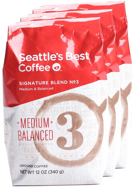 시애틀스베스트 미디엄 밸런스 레벨 3 그라운드 커피, 분쇄커피, 1.02kg, 1개