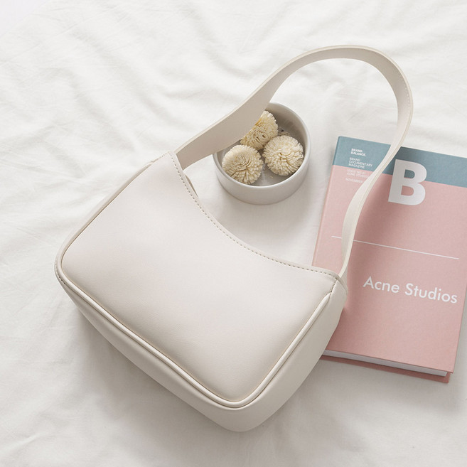 엔도르시 여성용 지퍼 클로징 심플 숄더백 EBA737