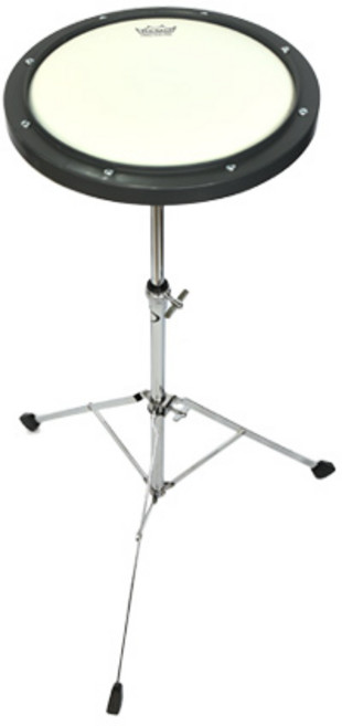 Remo 10inch가죽 연습패드+스탠드 RT-0010-00+ELAN-PS6, 1개