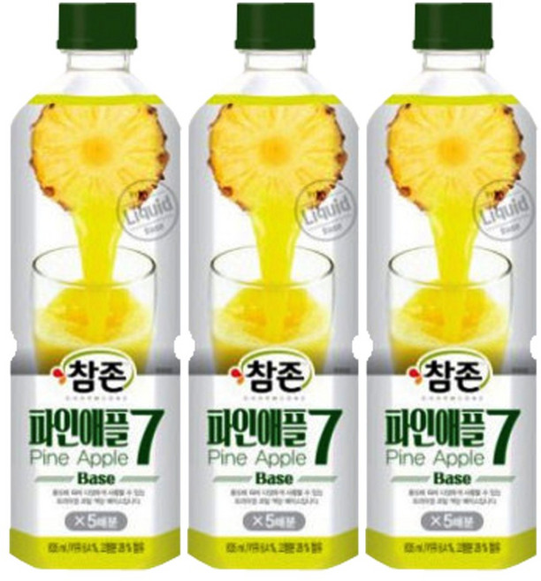 참존 파인원액, 835ml, 3개