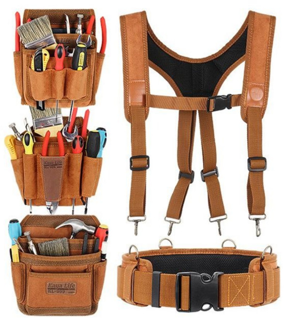 가야라이프 스웨이드 공구집 공구벨트 못주머니 x반도, 1개