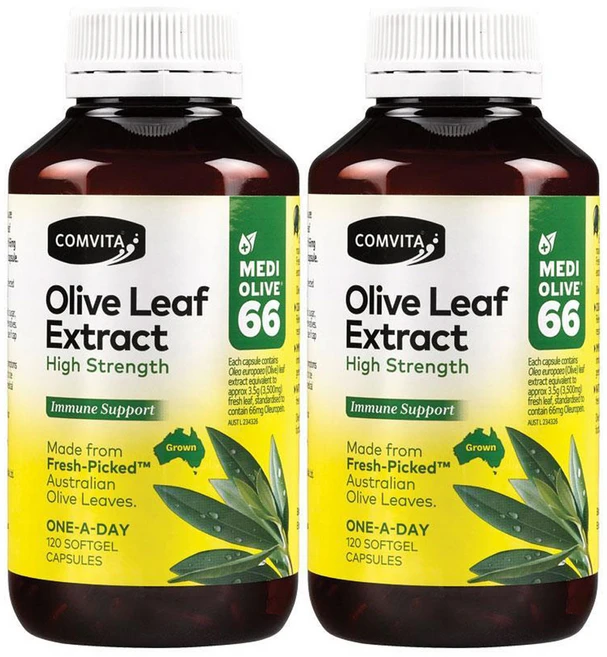 콤비타 고기능 올리브잎 120캡슐 2개, 120정 - 쿠팡