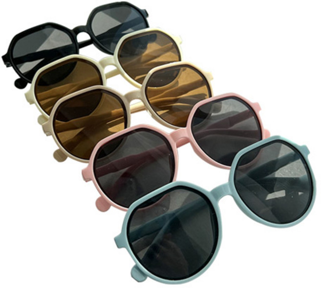 ECLL 유아 선글라스 5종 세트 선글라스 UV 차단