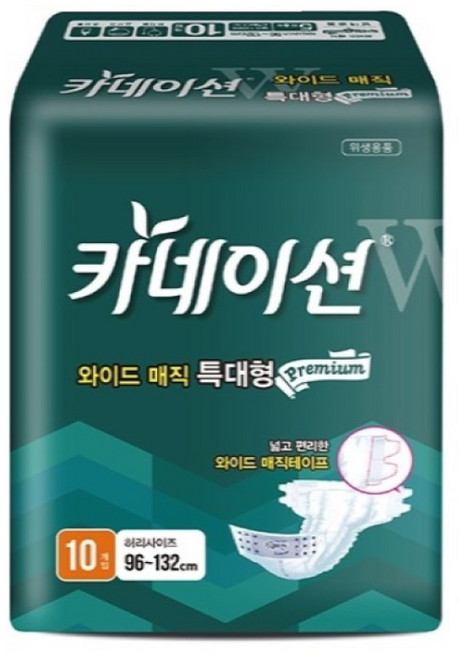 카네이션 와이드 매직테이프 특대형 10매 10팩 (100매), 10개