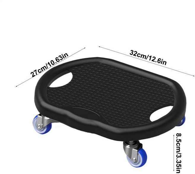 Ab 휠 보드 홈 운동 복부 트레이너 코어 매트가있는 롤러 근력 훈련, 01 빠른, 01 Black