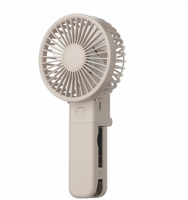 다기능 에어클립 4in1 선풍기 목걸이 집게 탁상 선풍기, 베이지, LLB-F018