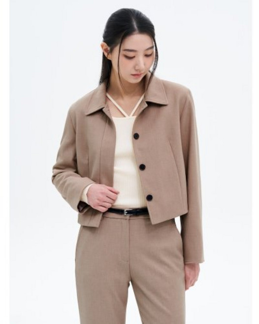 에잇세컨즈 여성 슈트/블레이저 재킷 베이지 팬츠 셋업 자켓 325211LY1A
