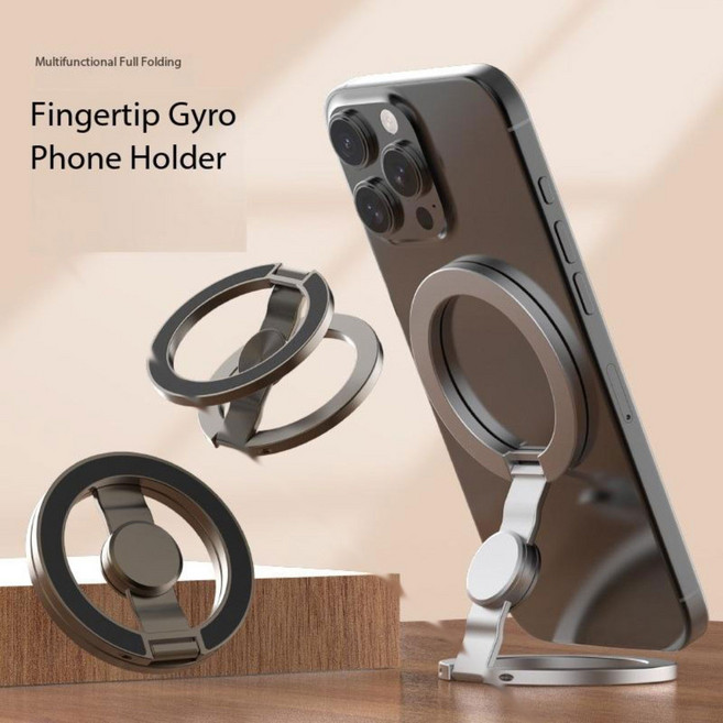 초강력 Z링 맥세이프 듀얼 거치대 양면 자석 마그네틱 스마트폰거치대 스탠드 링 거치대 양면 자석거치대 매그네틱 갤럭시 아이폰 헬스 자석 양방향 괴물자력 몬스터 헬스장 톡 홀더, 건메탈, 1세트