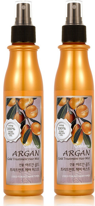 과일나라 컨퓸 아르간 골드 트리트먼트 헤어미스트, 200ml, 2개