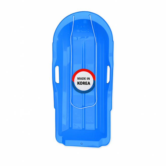 에코데이 국내생산 튼튼한 눈썰매 어린이 아동용 썰매 썰매장 파랑색, 1개