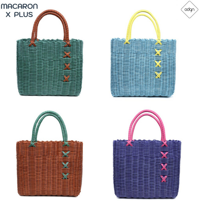 오디가노 마카롱 X PLUS 빨대가방