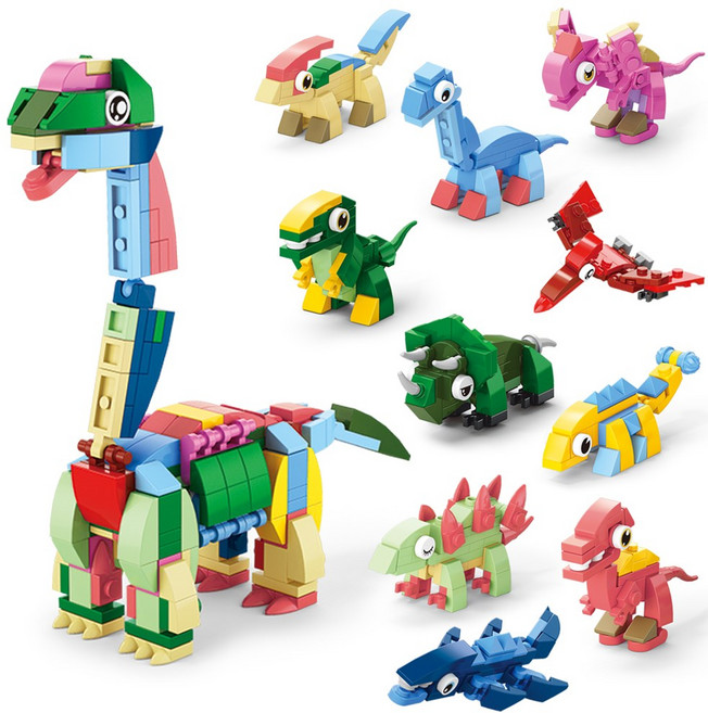 다이노소어블럭, 10개