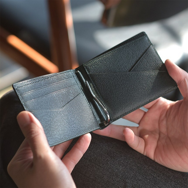 어버너 소가죽 반지갑 머니클립 하이브리드 남자 선물