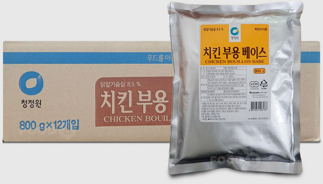 청정원 치킨 부용 베이스 800g 12개입 치킨가루, 12개