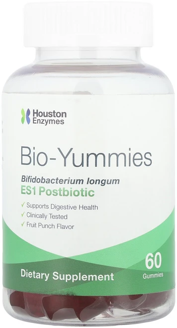 Houston Enzymes Bio-Yummy 과일 펀치 구미젤리 60개 Enzymes (휴스턴 엔자임스), 1개, 1개 - 쿠팡