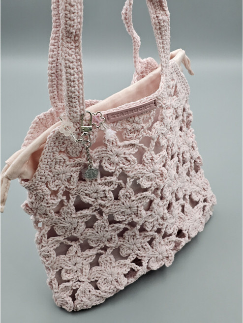 스타벅스 블루밍 플라워 니트백