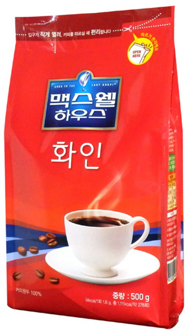 원하프박스/맥스웰화인커피500gX12총알배송, 500g, 1개입, 12개