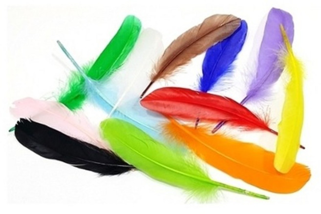 유니아트 1000 새깃털 단색 12색, 갈색