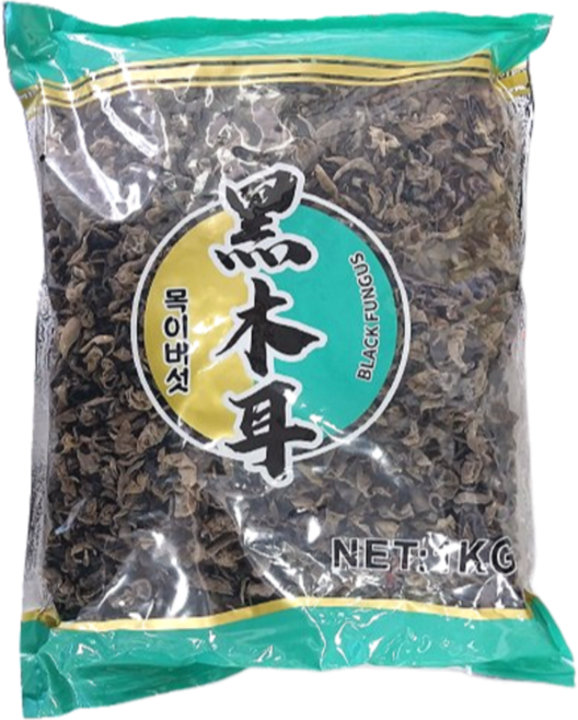 한잎목이버섯 1kg 손질 흑목이버섯 중국산, 1개