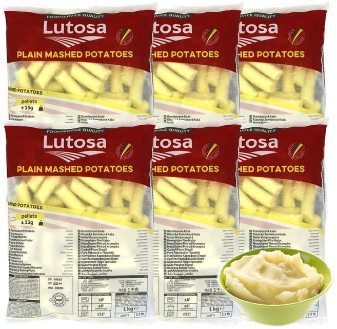 루토사 플레인 매쉬드포테이토 1kg, 6개