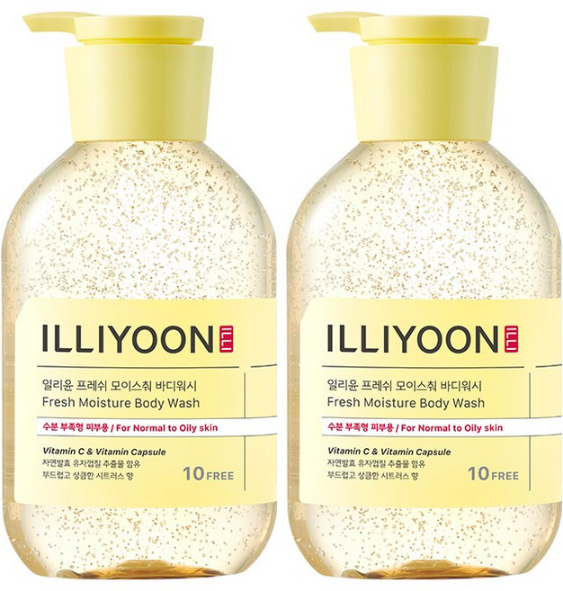 일리윤 프레쉬 모이스춰 바디워시, 2개