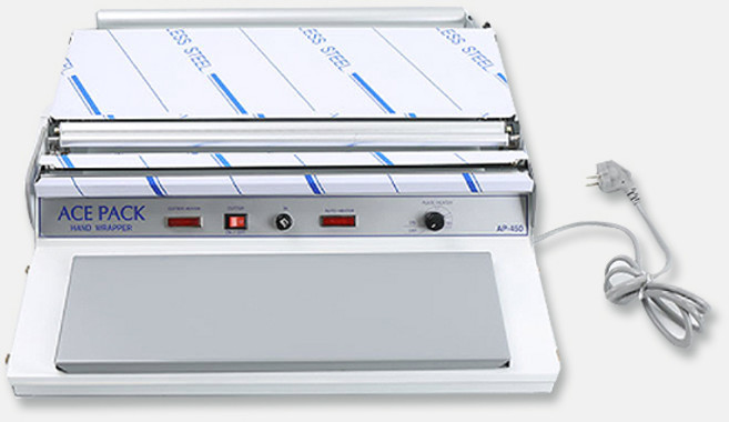 자동 랩포장기 45cm 1개 랩 컷팅 기계 AP-450, 스텐
