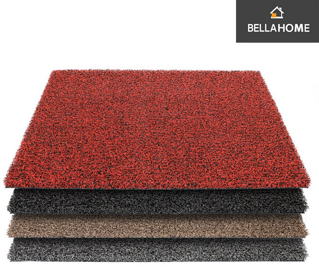 [벨라홈] 코일매트 120x90cm 현관발매트, 레드, 1개