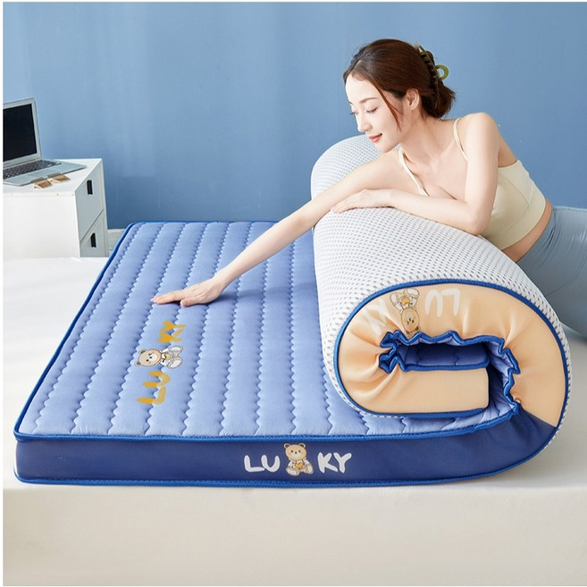 LUKY 乳膠記憶床墊 學生宿舍榻榻米床墊 支撐護脊 可折疊收納
