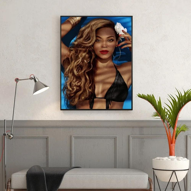 레트로 비욘세 포스터 자기 접착 아트 크래프트 종이 스티커 룸 카페 빈티지 장식 그림, C. 30x45 No Frame, 9. z4, 1개