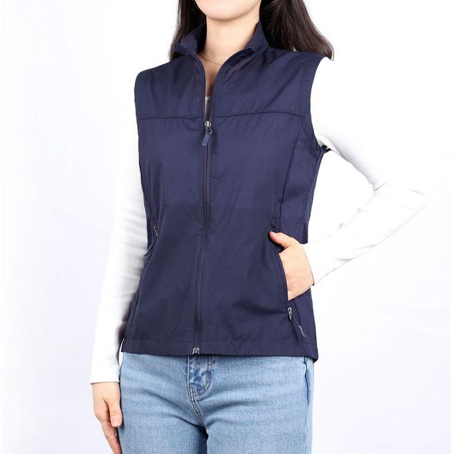 여성 여름조끼 메쉬 스판 기능성 작업 베스트