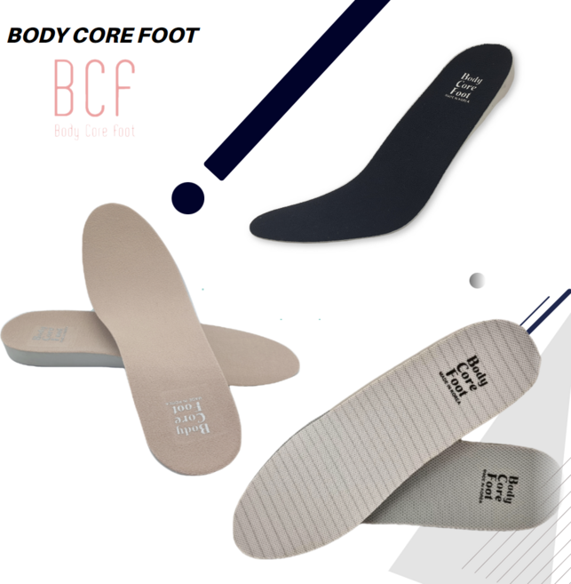 BCF [1+1 특가] 족근막 발뒤꿈치깔창 여성전용 기능성 우레탄깔창 2cm키높이깔창, 250-255, 블랙