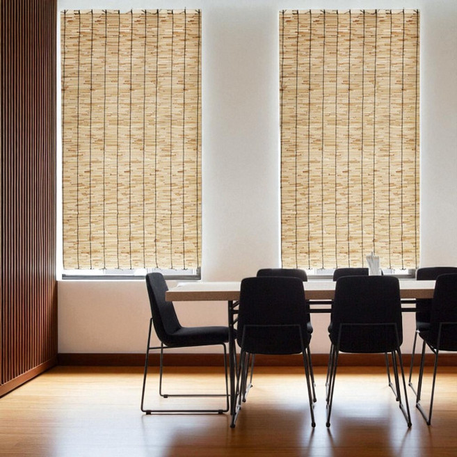 대나무발 특대형 인테리어문발 울타리 통풍, 자연소재갈대발 (176x180)x1개