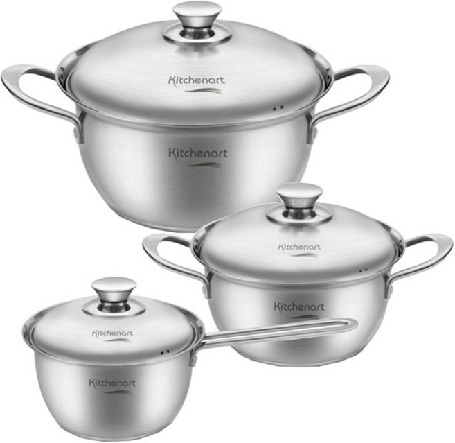 키친아트 베니 인덕션 냄비 3종(18편+20+26), 1개