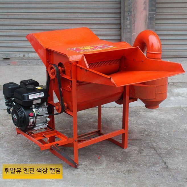소형 콩탈곡기 콩터는 정선기 기계 참깨 타작기 벼 곡물 분리기, 170 가솔린 엔진