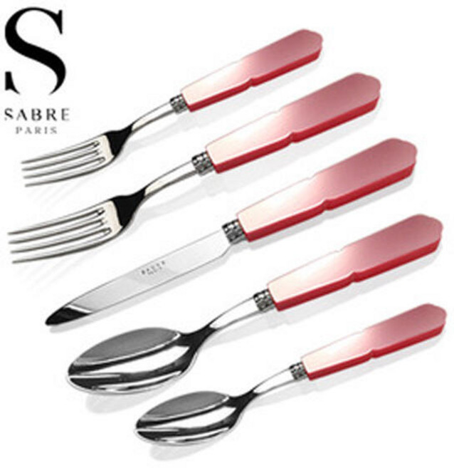 아트박스/사브르 [사브르] 구스타브 디너 커트러리 5종세트 (로즈핑크), 단품