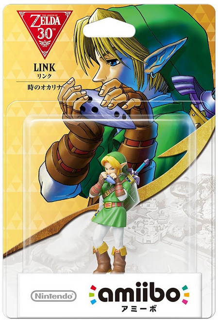 닌텐도 amiibo(아미보) 젤다의전설 시간의 오카리나 링크 AMIIBO 정품 새상품, 기본